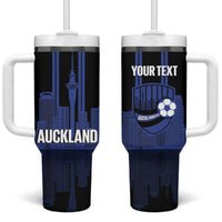 New Zealand Auckland Football Custom Tumbler With Handle Go City of Sails Est 2025
