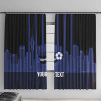 New Zealand Auckland Football Custom Window Curtain Go City of Sails Est 2025