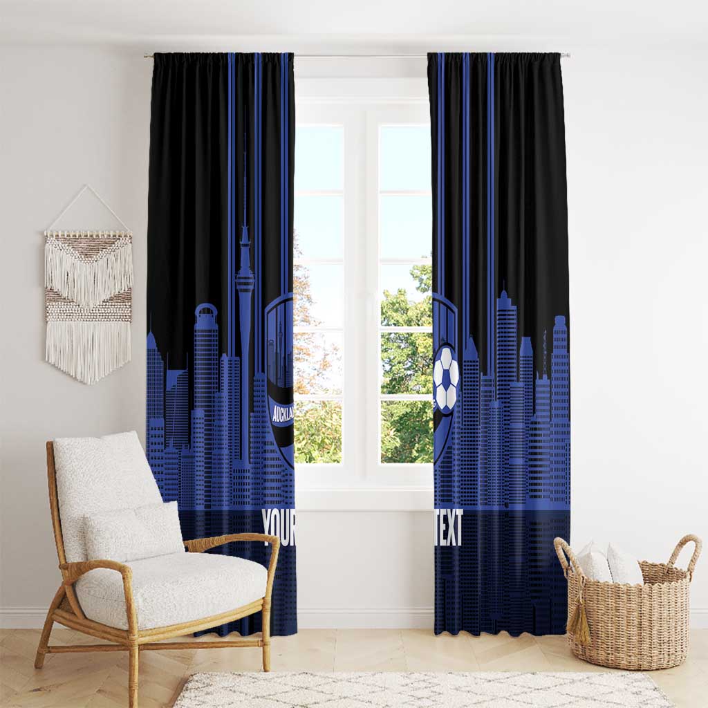 New Zealand Auckland Football Custom Window Curtain Go City of Sails Est 2025