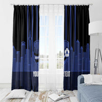 New Zealand Auckland Football Custom Window Curtain Go City of Sails Est 2025