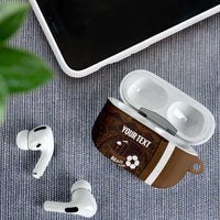 Bula Fiji Football Custom AirPods Case One Vanua One Team Tapa Pattern LT14 - Polynesian Pride