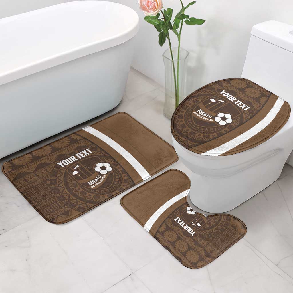 Bula Fiji Football Custom Bathroom Set One Vanua One Team Tapa Pattern LT14 - Polynesian Pride