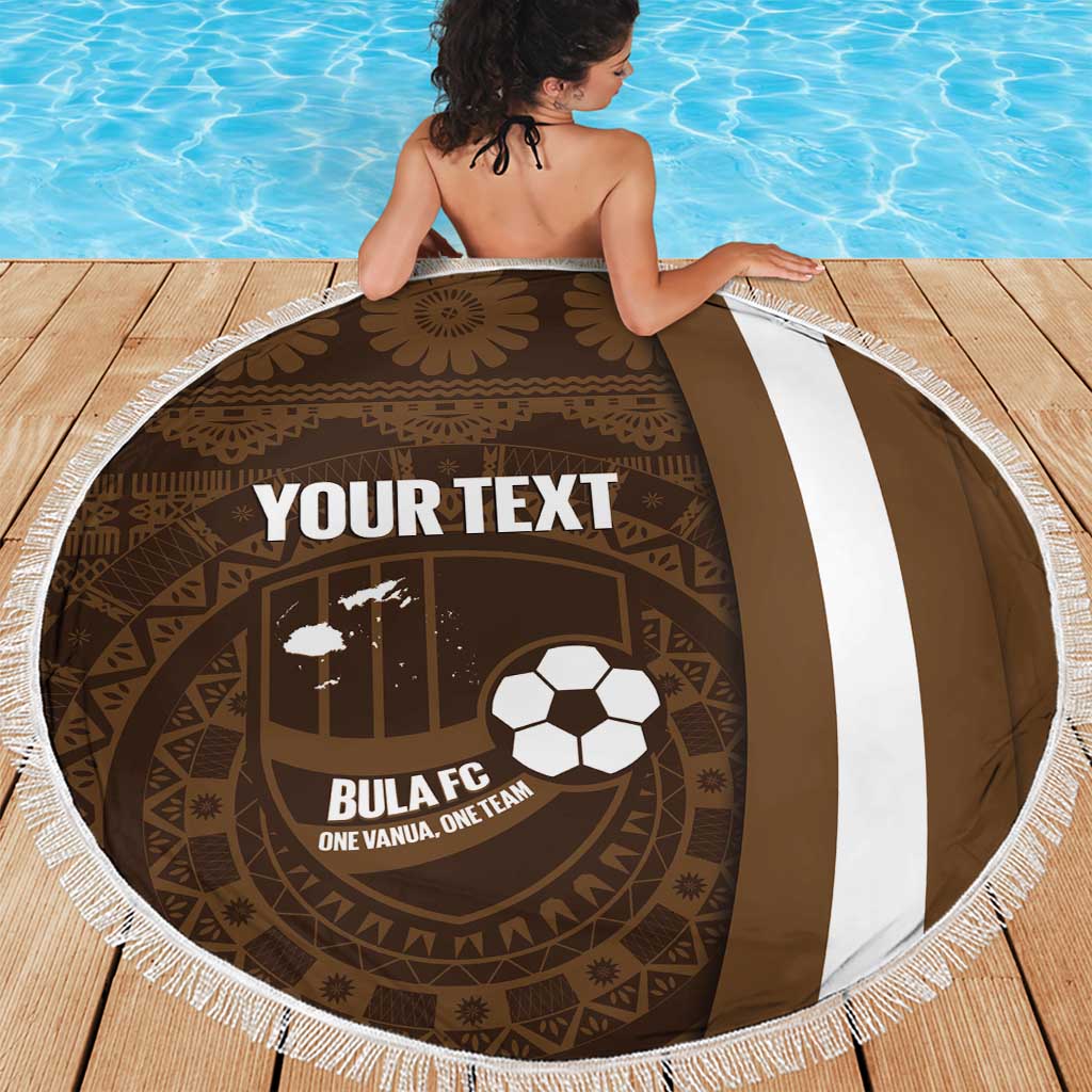Bula Fiji Football Custom Beach Blanket One Vanua One Team Tapa Pattern LT14 - Polynesian Pride