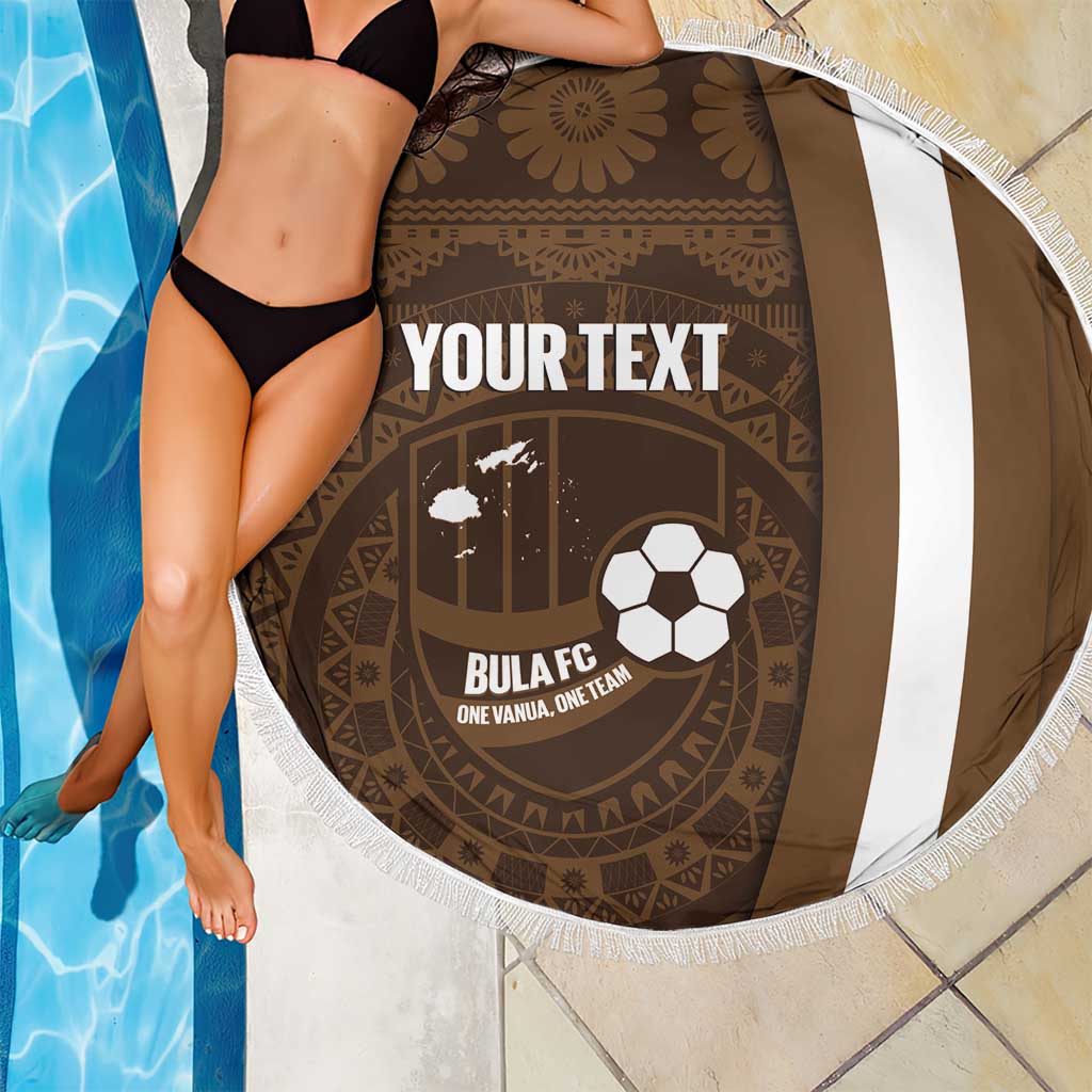 Bula Fiji Football Custom Beach Blanket One Vanua One Team Tapa Pattern LT14 - Polynesian Pride