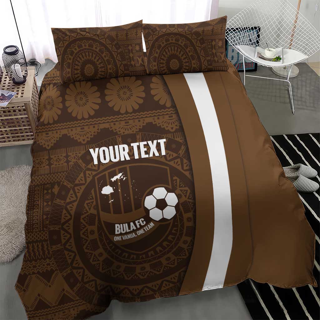 Bula Fiji Football Custom Bedding Set One Vanua One Team Tapa Pattern LT14 - Polynesian Pride
