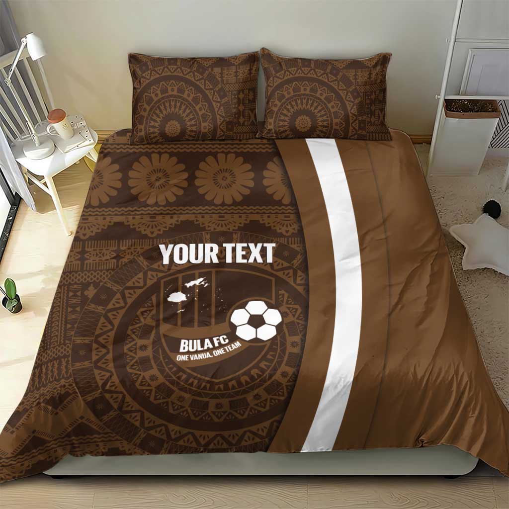 Bula Fiji Football Custom Bedding Set One Vanua One Team Tapa Pattern LT14 - Polynesian Pride