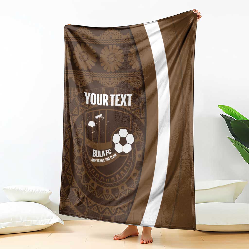 Bula Fiji Football Custom Blanket One Vanua One Team Tapa Pattern LT14 - Polynesian Pride
