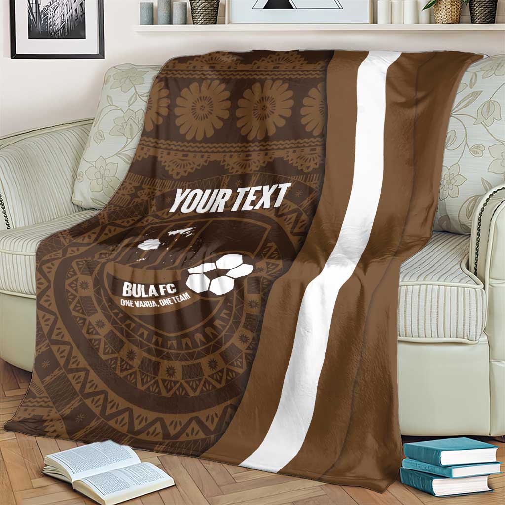 Bula Fiji Football Custom Blanket One Vanua One Team Tapa Pattern LT14 - Polynesian Pride