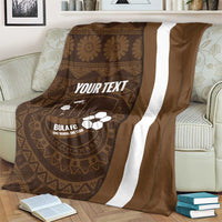 Bula Fiji Football Custom Blanket One Vanua One Team Tapa Pattern LT14 - Polynesian Pride