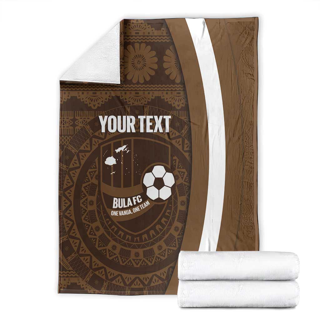 Bula Fiji Football Custom Blanket One Vanua One Team Tapa Pattern LT14 - Polynesian Pride