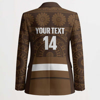 Bula Fiji Football Custom Blazer One Vanua One Team Tapa Pattern LT14 - Polynesian Pride