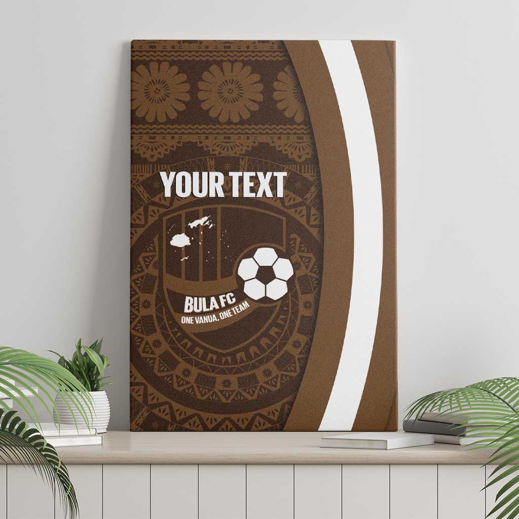 Bula Fiji Football Custom Canvas Wall Art One Vanua One Team Tapa Pattern LT14 - Polynesian Pride