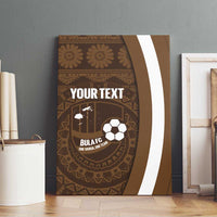 Bula Fiji Football Custom Canvas Wall Art One Vanua One Team Tapa Pattern LT14 - Polynesian Pride
