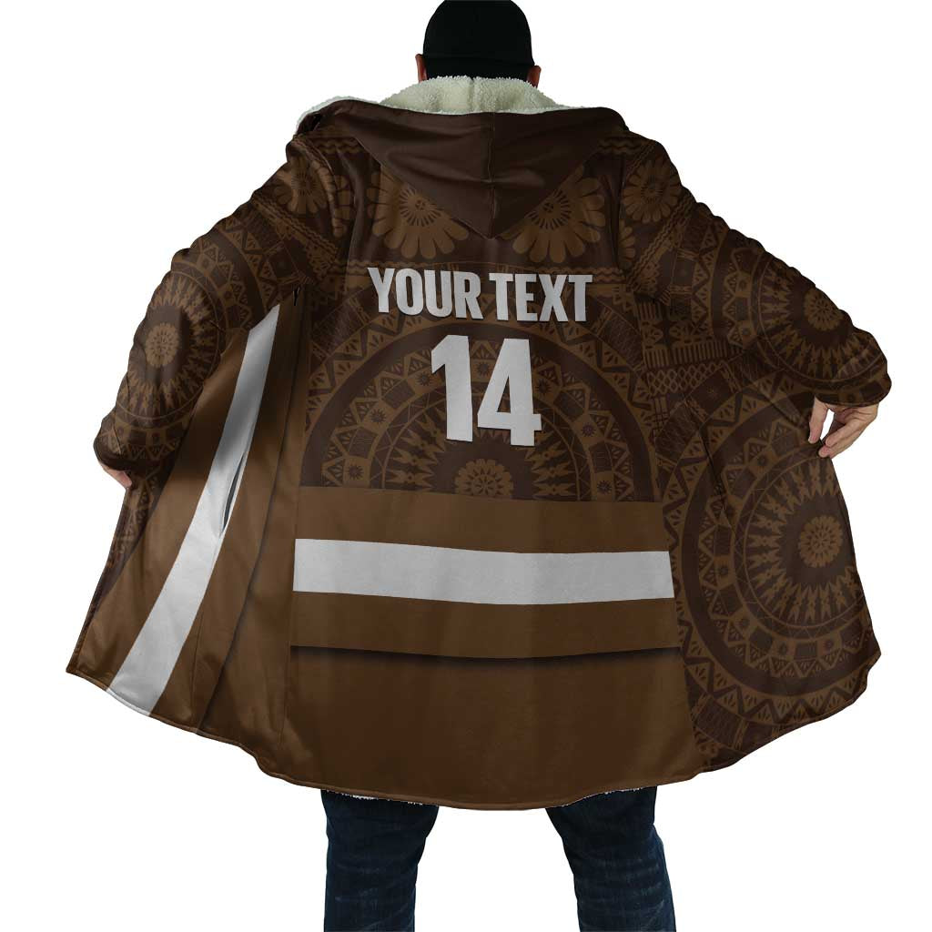 Bula Fiji Football Custom Cloak One Vanua One Team Tapa Pattern LT14 - Polynesian Pride
