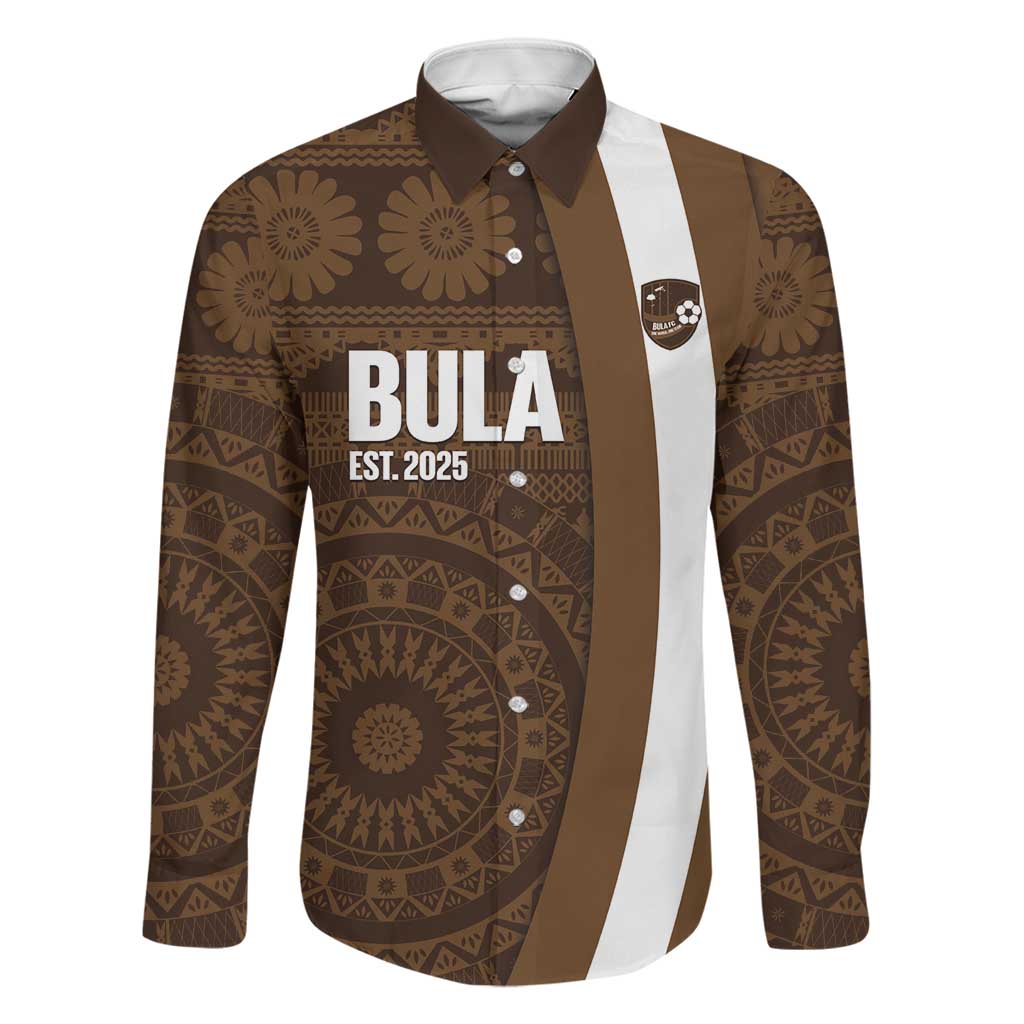 Bula Fiji Football Custom Family Matching Short Sleeve Bodycon Dress and Hawaiian Shirt One Vanua One Team Tapa Pattern