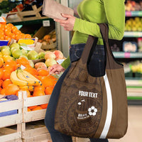 Bula Fiji Football Custom Grocery Bag One Vanua One Team Tapa Pattern LT14 - Polynesian Pride