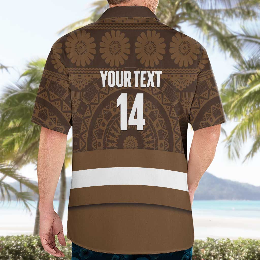Bula Fiji Football Custom Hawaiian Shirt One Vanua One Team Tapa Pattern LT14 - Polynesian Pride