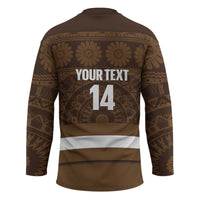 Bula Fiji Football Custom Hockey Jersey One Vanua One Team Tapa Pattern LT14 - Polynesian Pride