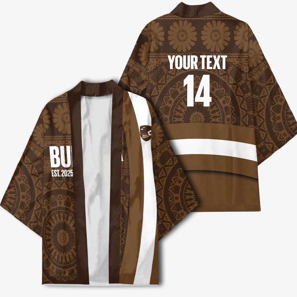 Bula Fiji Football Custom Kimono One Vanua One Team Tapa Pattern LT14 - Polynesian Pride