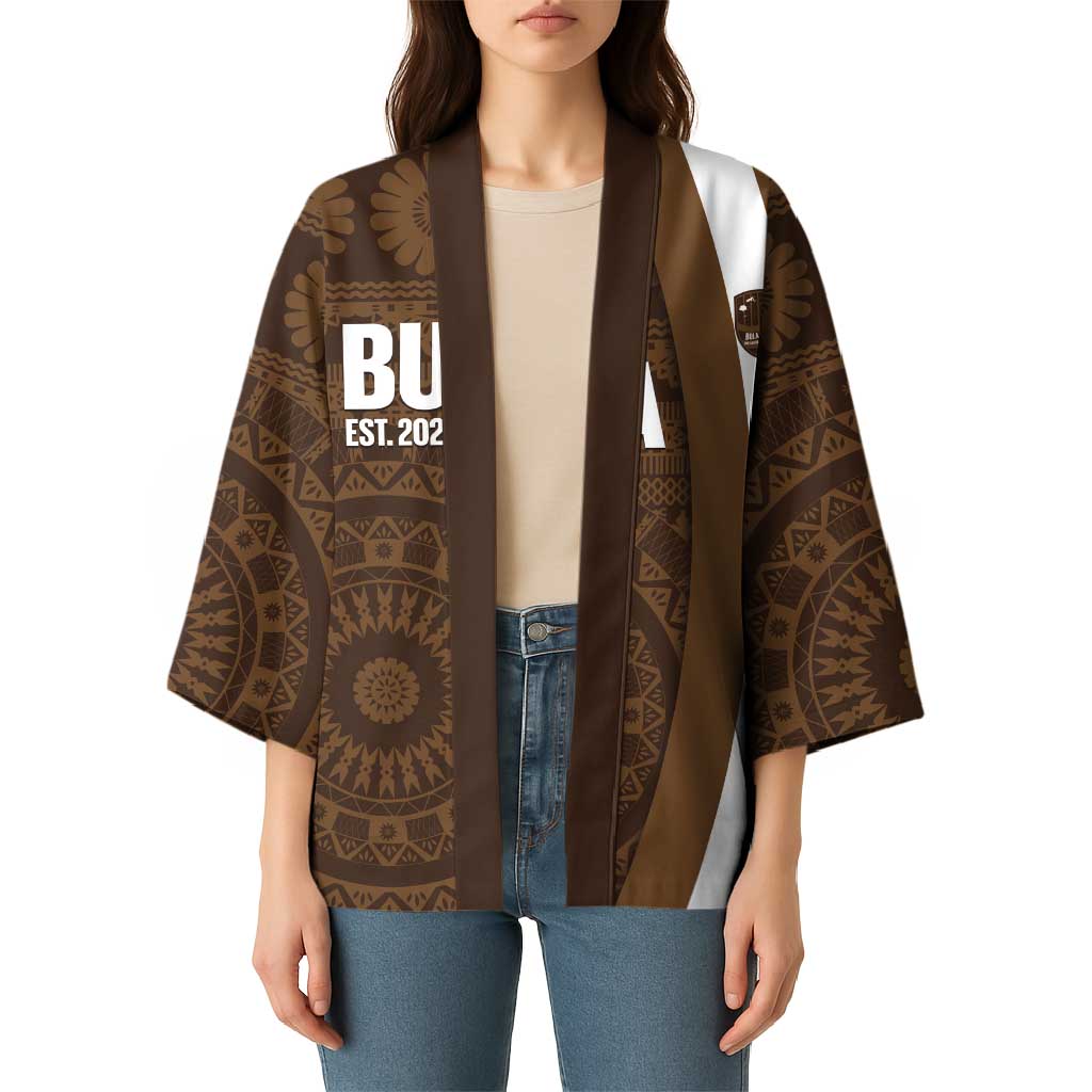 Bula Fiji Football Custom Kimono One Vanua One Team Tapa Pattern LT14 - Polynesian Pride