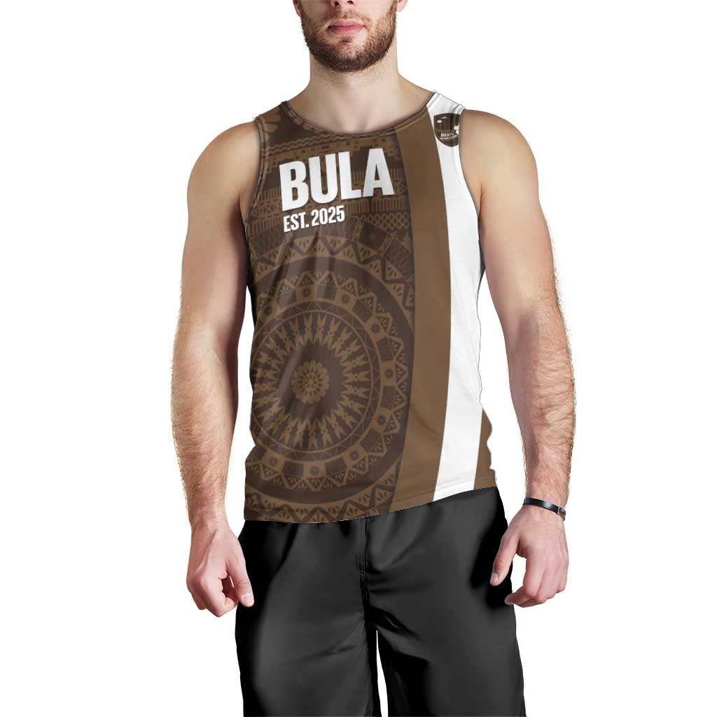 Bula Fiji Football Custom Men Tank Top One Vanua One Team Tapa Pattern LT14 - Polynesian Pride