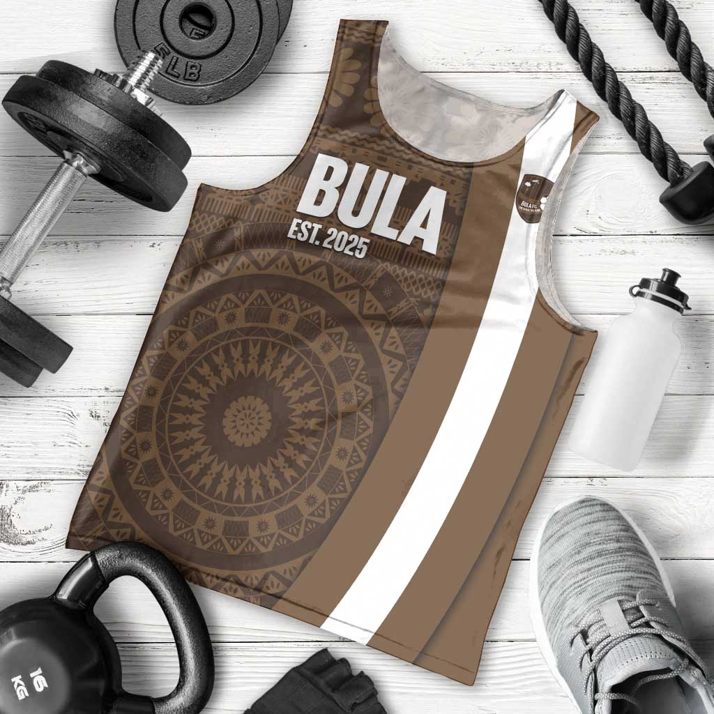 Bula Fiji Football Custom Men Tank Top One Vanua One Team Tapa Pattern LT14 - Polynesian Pride