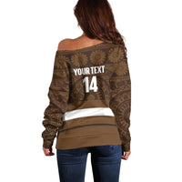 Bula Fiji Football Custom Off Shoulder Sweater One Vanua One Team Tapa Pattern LT14 - Polynesian Pride