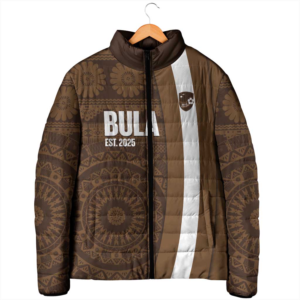 Bula Fiji Football Custom Padded Jacket One Vanua One Team Tapa Pattern LT14 - Polynesian Pride