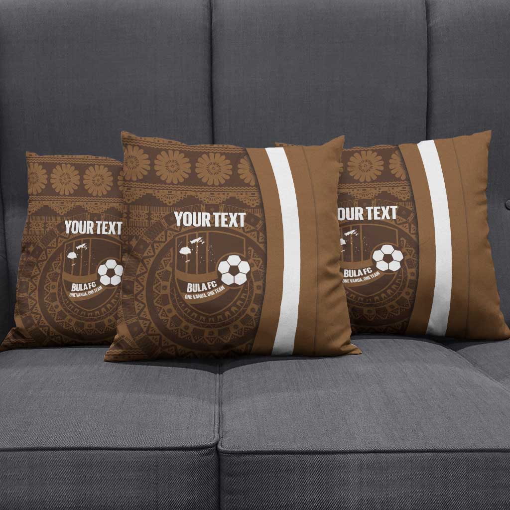 Bula Fiji Football Custom Pillow Cover One Vanua One Team Tapa Pattern LT14 - Polynesian Pride