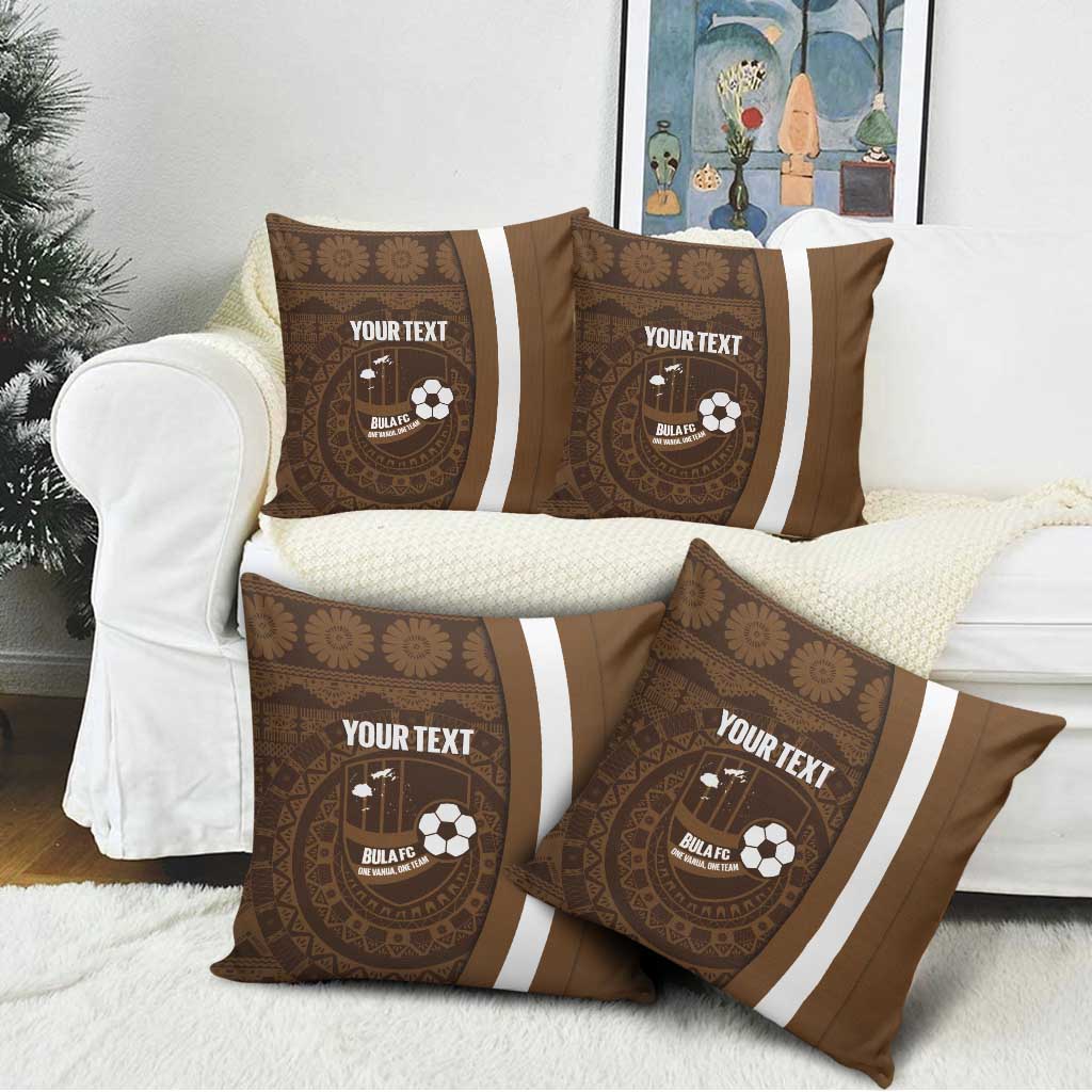 Bula Fiji Football Custom Pillow Cover One Vanua One Team Tapa Pattern LT14 - Polynesian Pride