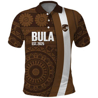 Bula Fiji Football Custom Polo Shirt One Vanua One Team Tapa Pattern