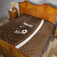Bula Fiji Football Custom Quilt One Vanua One Team Tapa Pattern LT14 - Polynesian Pride