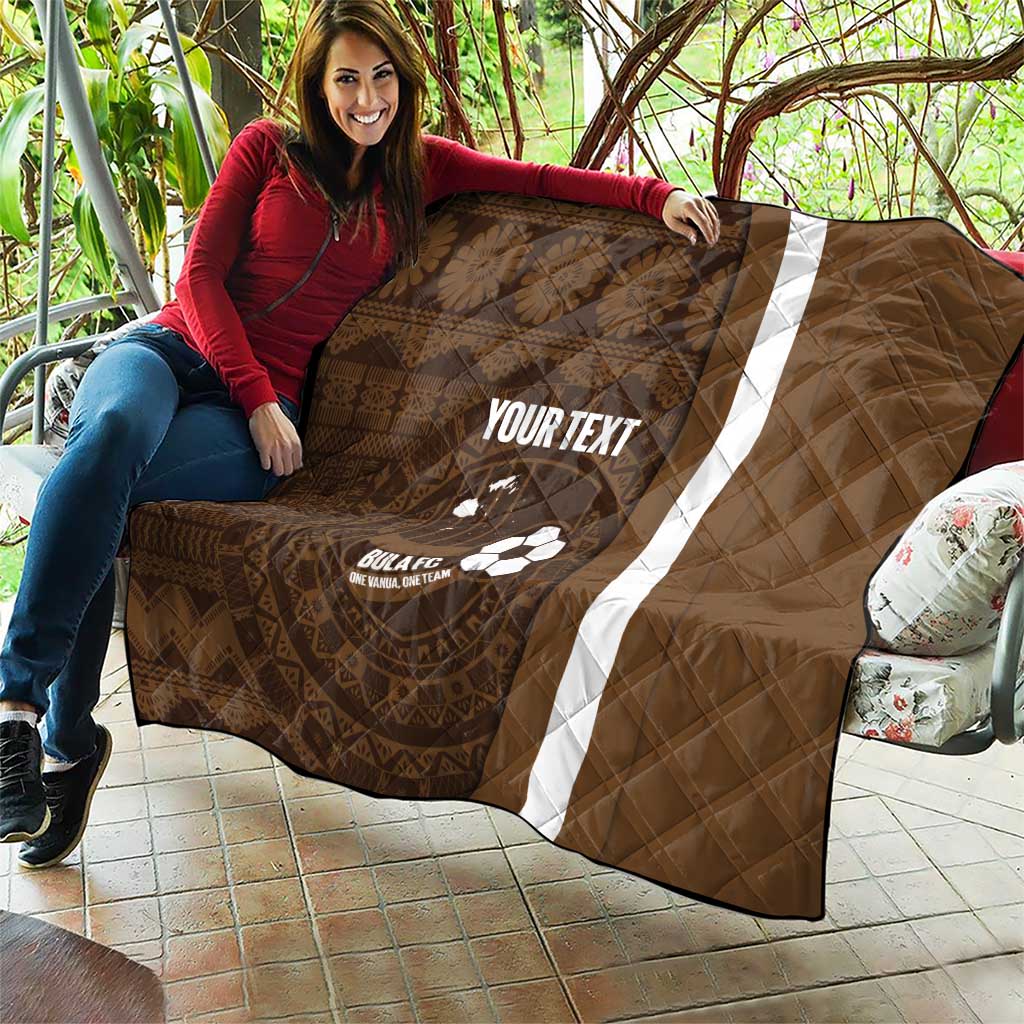 Bula Fiji Football Custom Quilt One Vanua One Team Tapa Pattern LT14 - Polynesian Pride