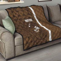 Bula Fiji Football Custom Quilt One Vanua One Team Tapa Pattern LT14 - Polynesian Pride