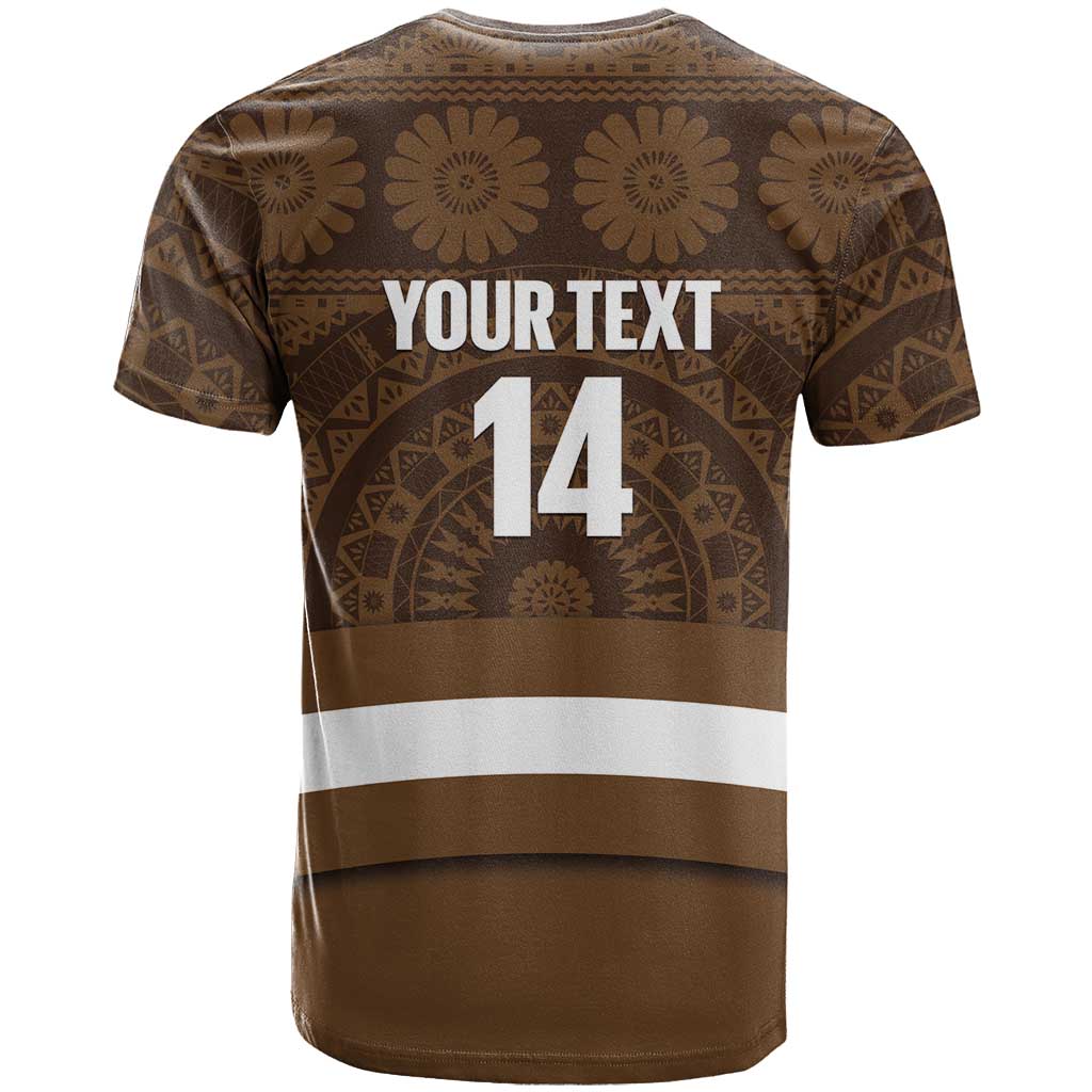 Bula Fiji Football Custom T Shirt One Vanua One Team Tapa Pattern LT14 - Polynesian Pride