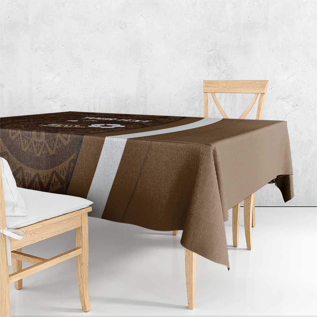 Bula Fiji Football Custom Tablecloth One Vanua One Team Tapa Pattern LT14 - Polynesian Pride
