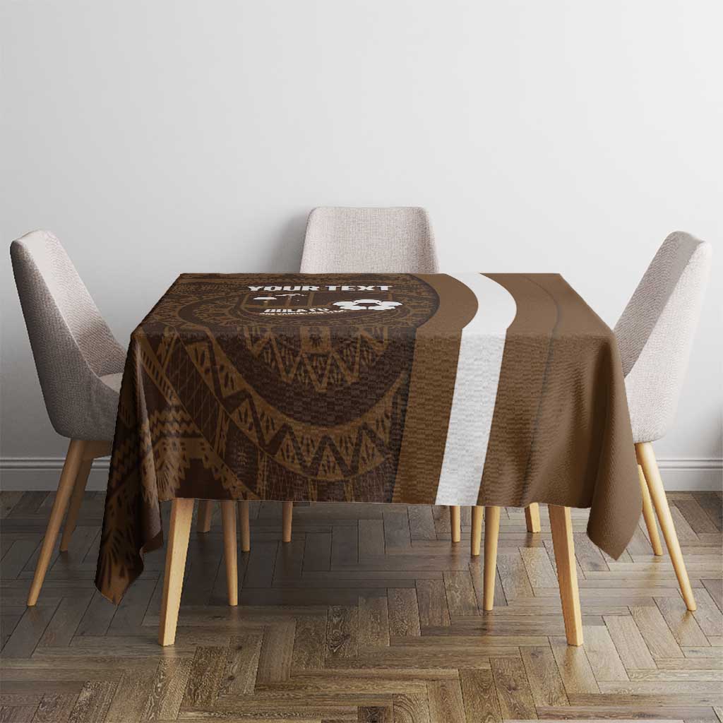 Bula Fiji Football Custom Tablecloth One Vanua One Team Tapa Pattern LT14 - Polynesian Pride