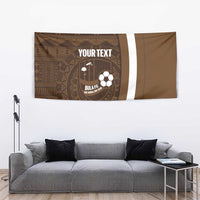 Bula Fiji Football Custom Tapestry One Vanua One Team Tapa Pattern LT14 - Polynesian Pride