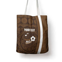 Bula Fiji Football Custom Tote Bag One Vanua One Team Tapa Pattern LT14 - Polynesian Pride