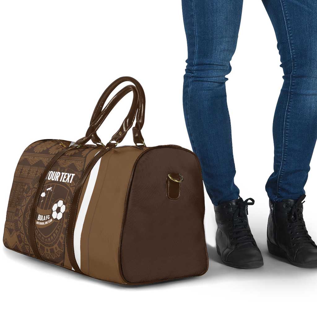 Bula Fiji Football Custom Travel Bag One Vanua One Team Tapa Pattern LT14 - Polynesian Pride