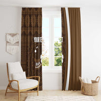 Bula Fiji Football Custom Window Curtain One Vanua One Team Tapa Pattern