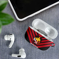 Hekari Papua New Guinea Football Custom AirPods Case Go PNG Red Army