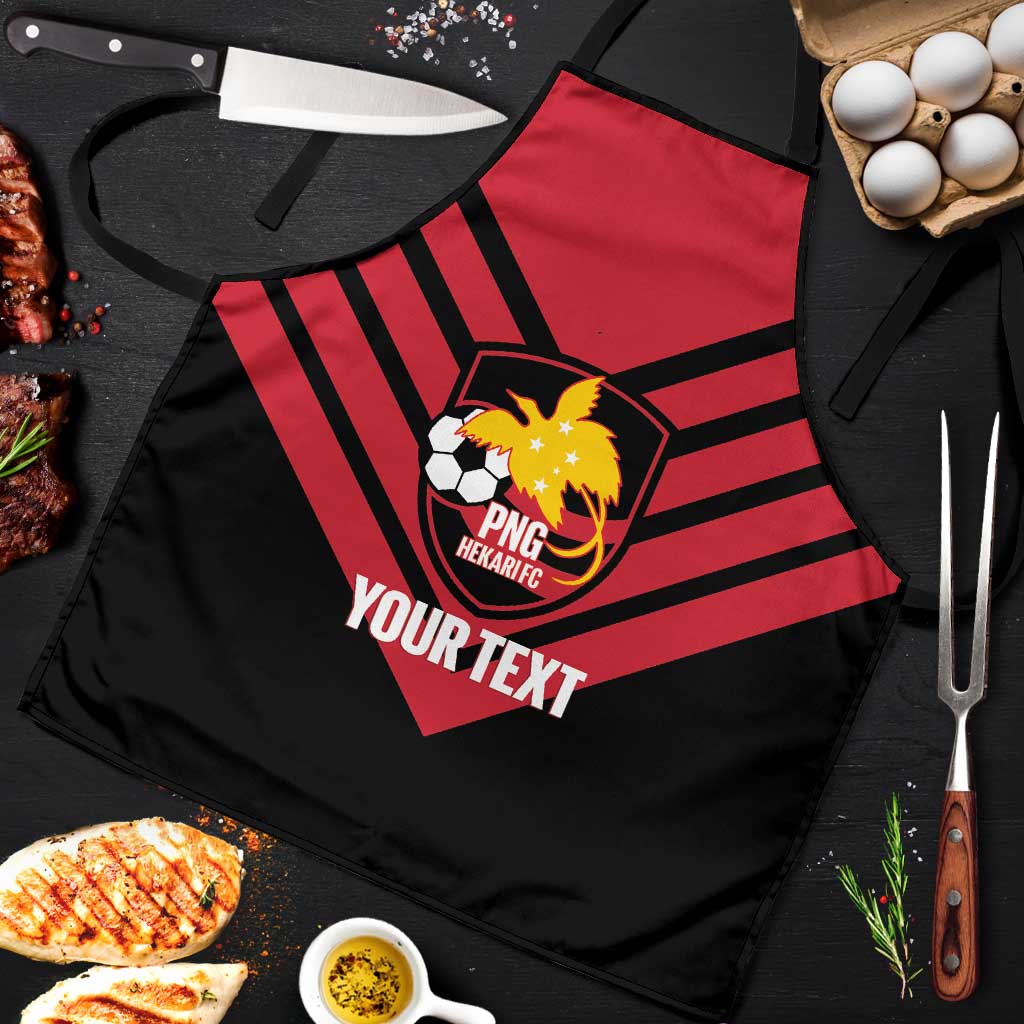 Hekari Papua New Guinea Football Custom Apron Go PNG Red Army LT14 Red - Polynesian Pride