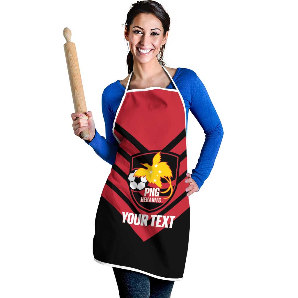 Hekari Papua New Guinea Football Custom Apron Go PNG Red Army LT14 - Polynesian Pride