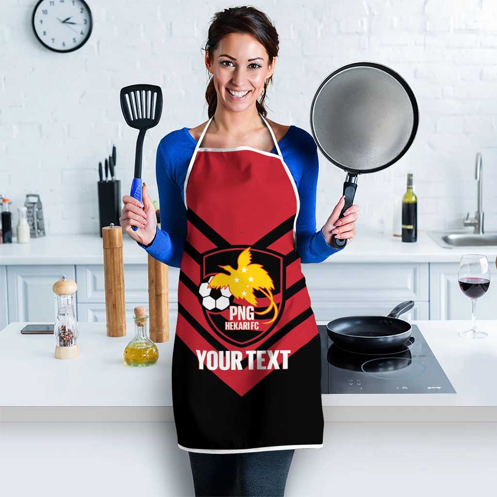 Hekari Papua New Guinea Football Custom Apron Go PNG Red Army LT14 - Polynesian Pride