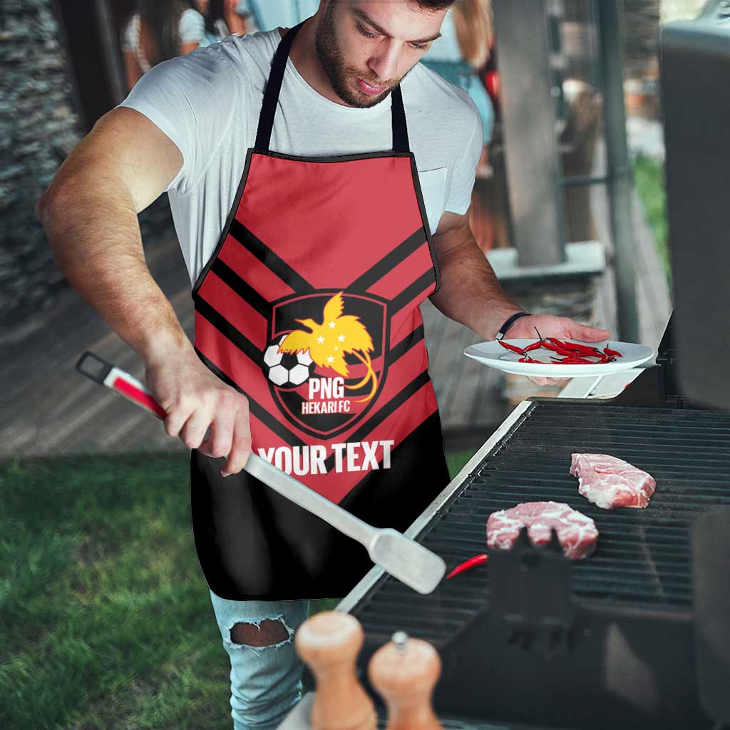 Hekari Papua New Guinea Football Custom Apron Go PNG Red Army LT14 - Polynesian Pride