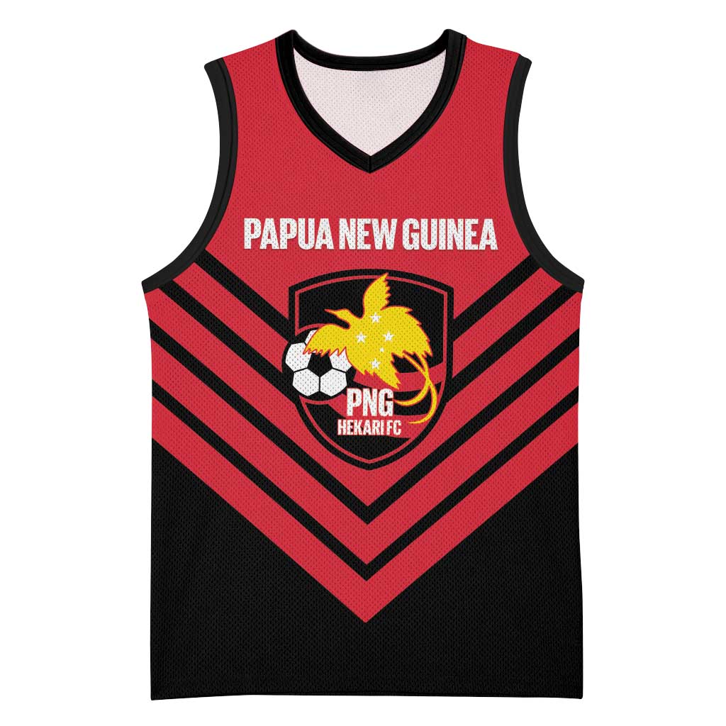 Hekari Papua New Guinea Football Custom Basketball Jersey Go PNG Red Army
