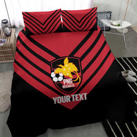 Hekari Papua New Guinea Football Custom Bedding Set Go PNG Red Army LT14 - Polynesian Pride