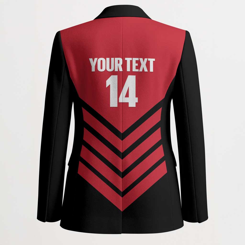 Hekari Papua New Guinea Football Custom Blazer Go PNG Red Army LT14 - Polynesian Pride