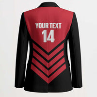 Hekari Papua New Guinea Football Custom Blazer Go PNG Red Army LT14 - Polynesian Pride